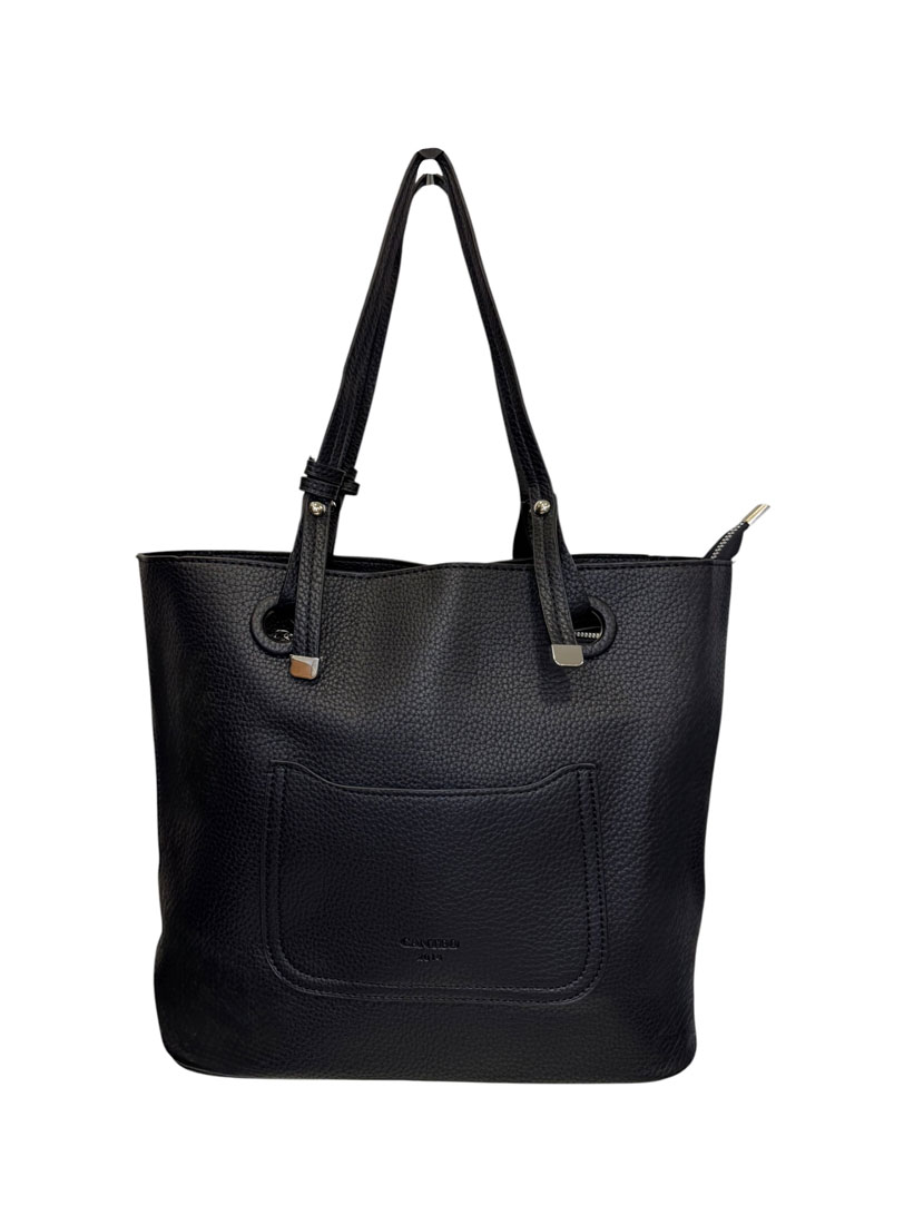 Cartera cuero pu con cierre